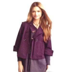 .CAbi 100% cotton Terry Topper 3/4 Sleeve Coat